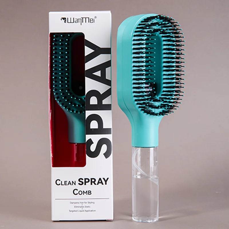 2in1 Sprayer Comb Detangling Scalp Massage Hairbrush with Spray Bottle Essential Oil Water Mist Spray Brush Anti-static Autumn Variety shop