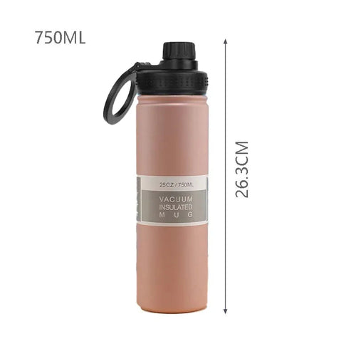 750ml Stainless Steel Vacuum Bottle With Magnetic Bracket variety store