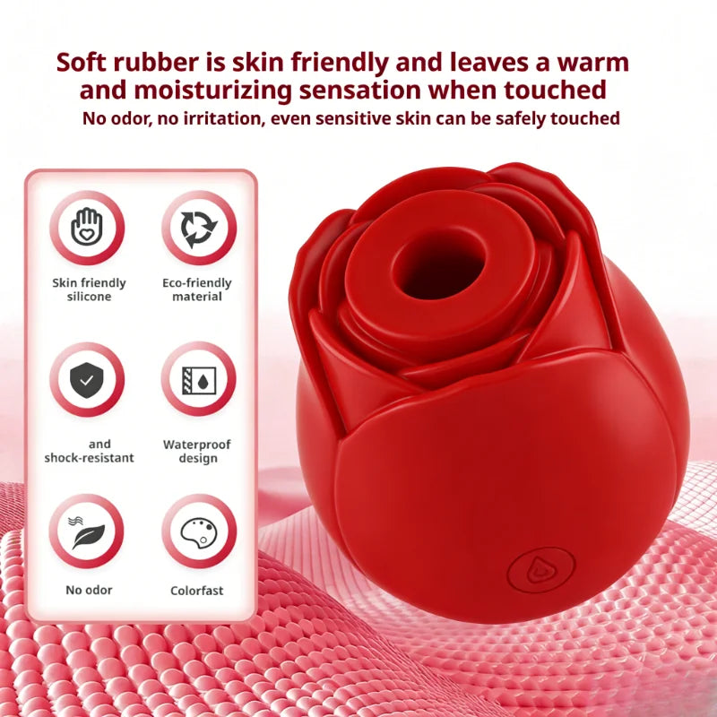 Vagina Sucking Vibrator for Women's Spring Rose Shape Intimate Good Nipple Sucker Variety shop