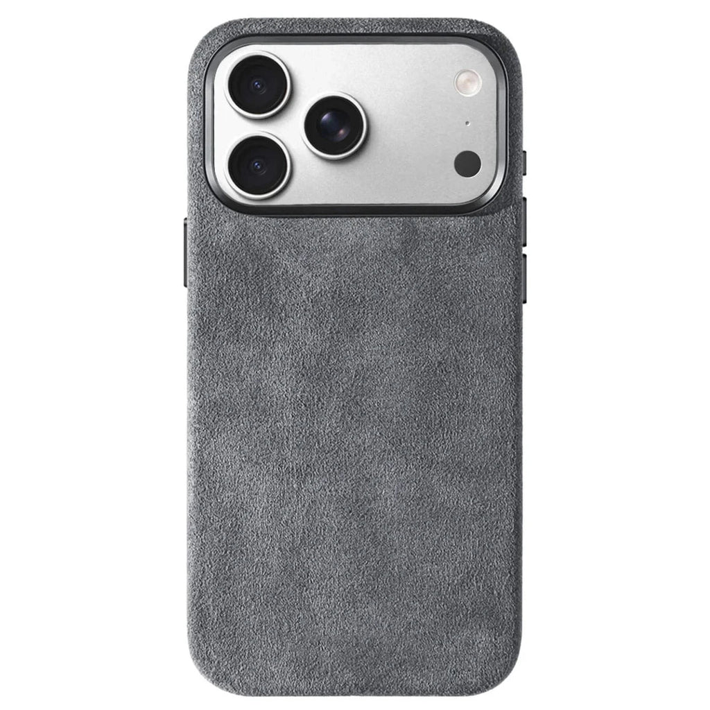 Italian Alcantara Magnetic Case for iPhone MagSafe Case Smart Button Protective Cover variety store