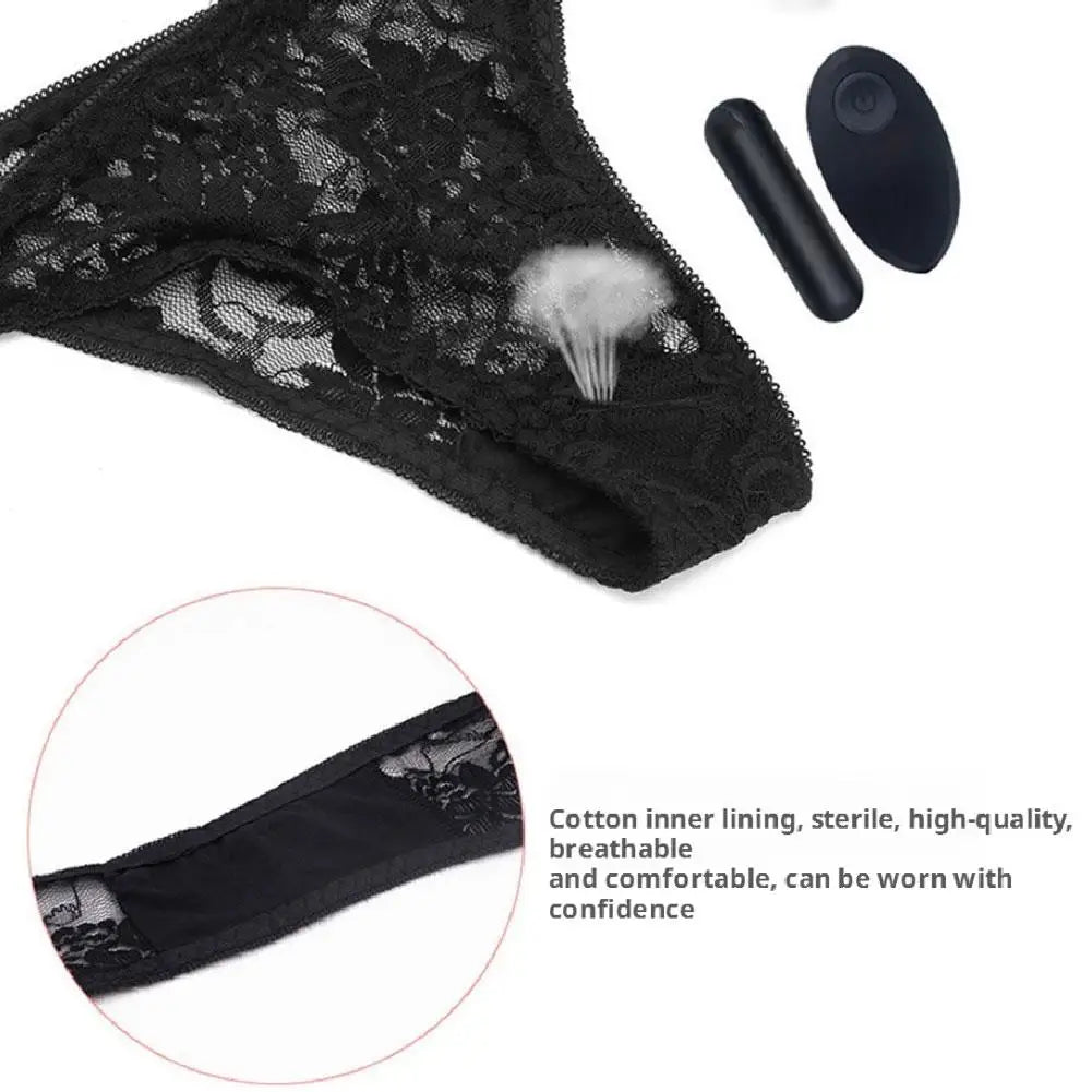 Remote Control Vibrator Bullet Panties for Women Travel Size Underwear Massager for Pleasure- G Spot Vibrating Panties Sex Toys Variety shop