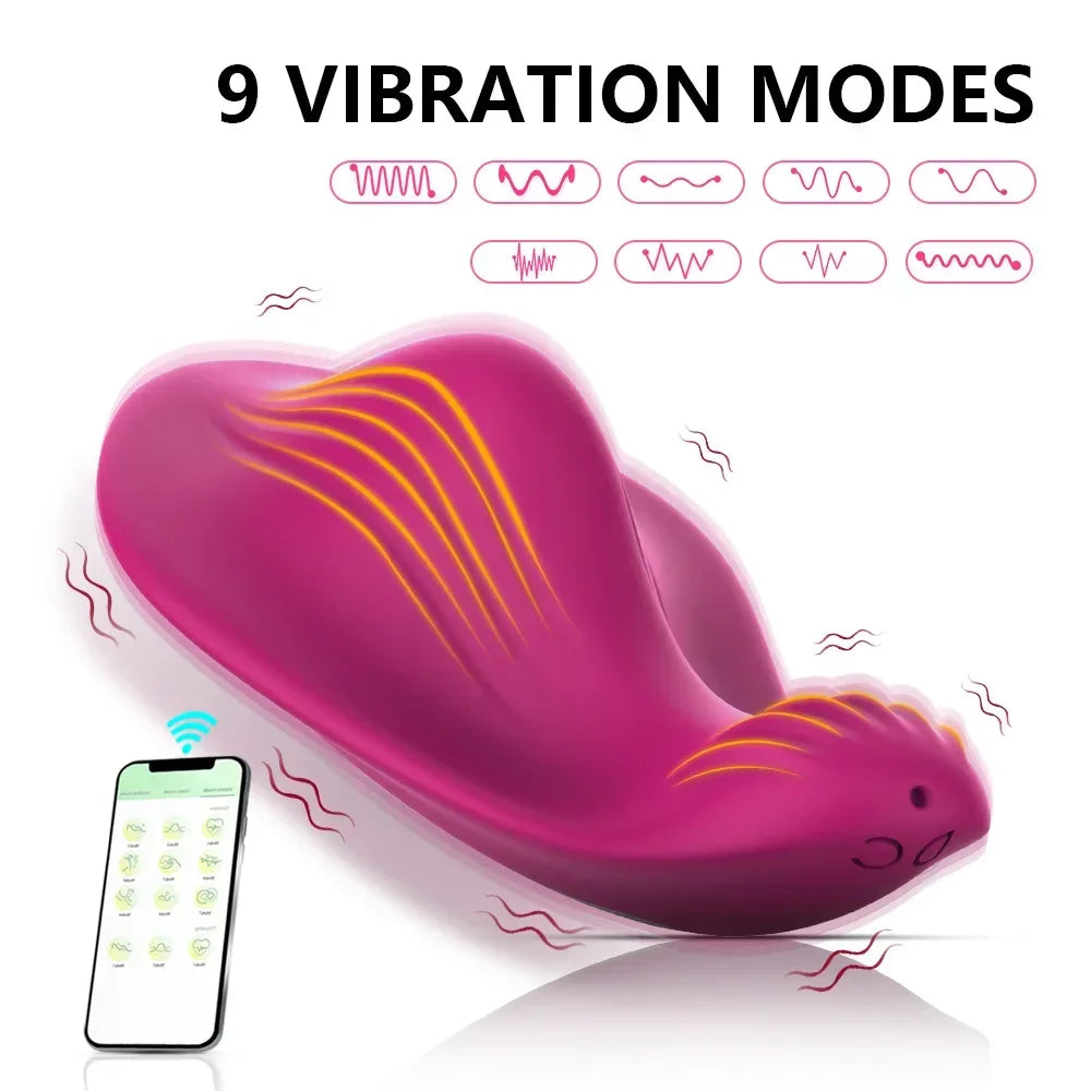 Mini Clitoris Vibrator Female Wearable Panties Vibrator Clit Stimulator APP Control Aldult Sex Toy for Women Couples Masturbator Variety shop