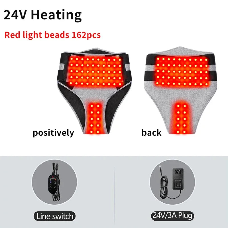 Red Light Heating Menstrual Period Pad  for Women Cramps Massager Heat Therapy Wrap for Abdomen Pain and Cramps Relief Variety shop