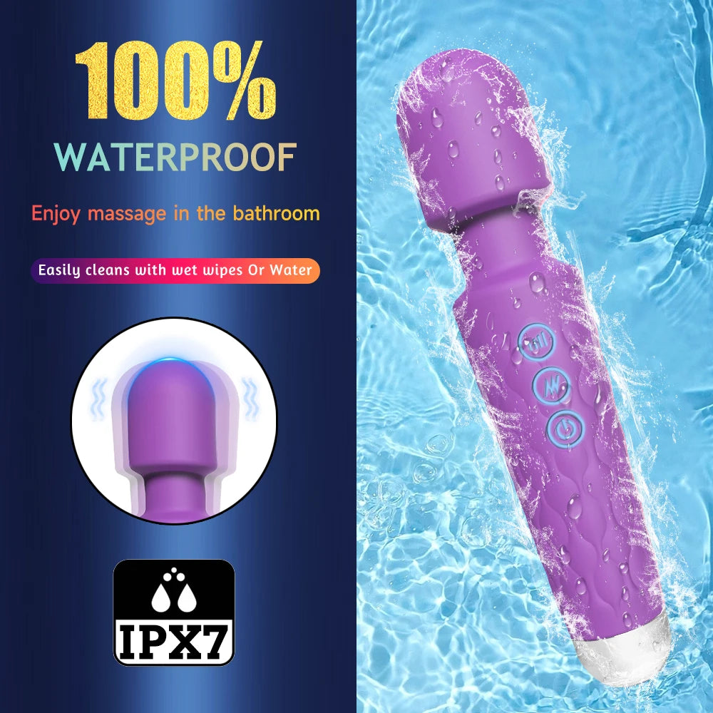 Powerful Vibrating AV Vibrator Magic Wand Clitoris Stimulator Sex Toys for Women G Spot Massager Adult Female Sex Erotic Product Variety shop