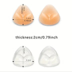 Reusable Silicone Bra Pads – Seamless Push-Up Inner Pads for Women |   Hypoallergenic, Ideal for Biki Variety store
