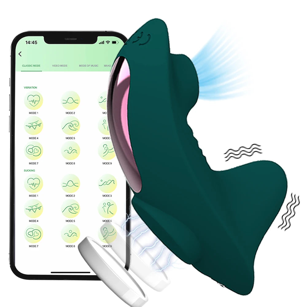 Wearable Mini Vibrator For Women Clitoris Sucker App Bluetooth Remote Control Vibro On Sexy Panties Adults Sex Toys Stimulator Variety shop