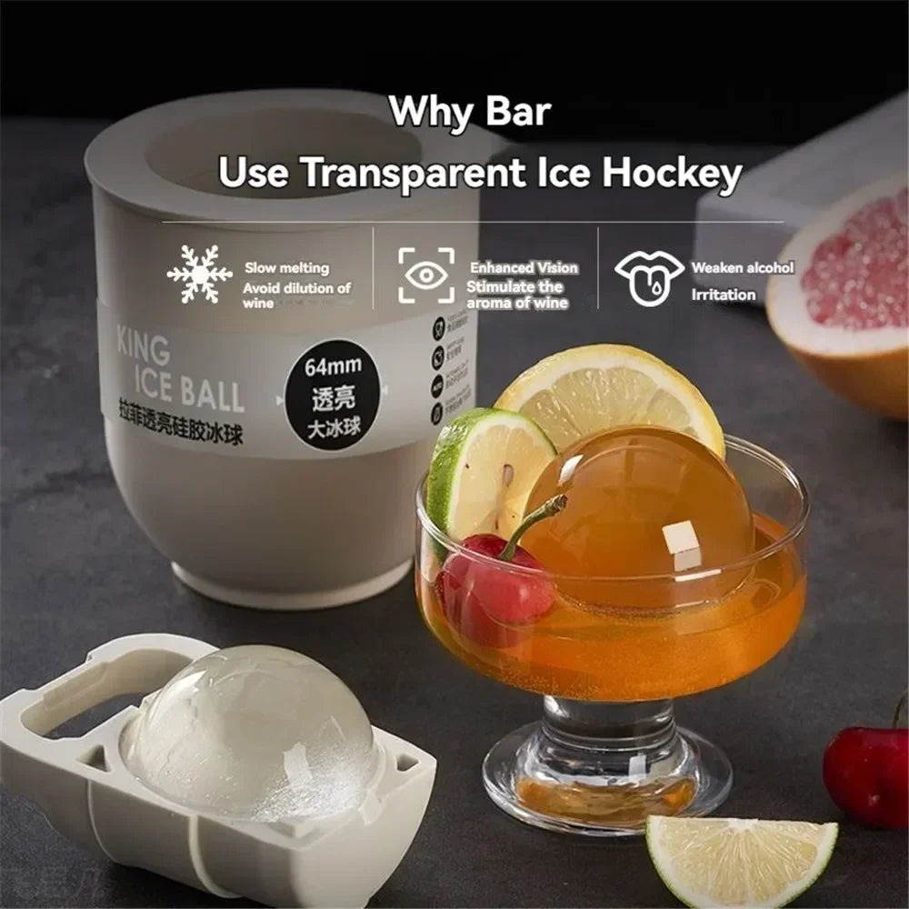 Clear Large Ice Ball Mold No Bubbles Food Grade Ice Mold variety store