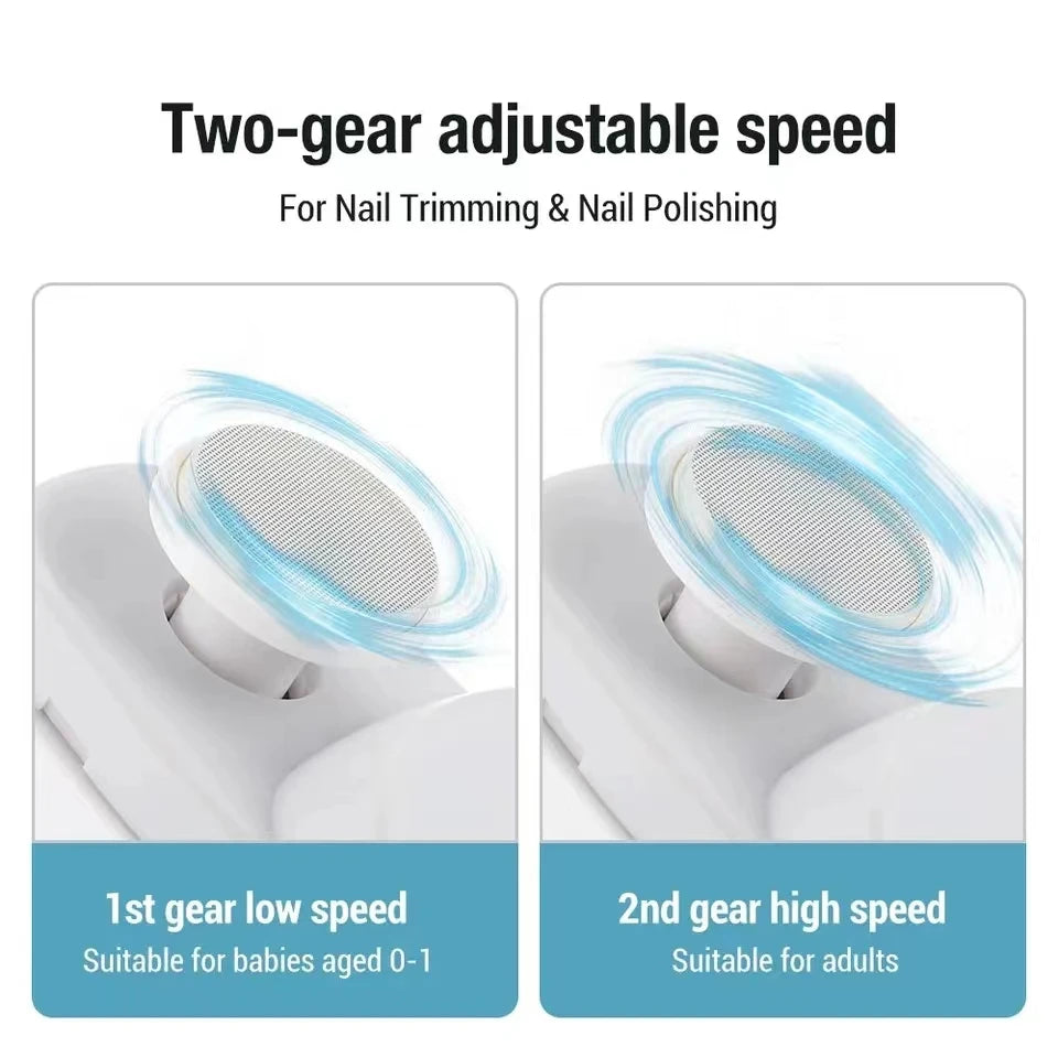 Electric Nail Clipper Grinding and Polishing 2 in 1 Multifunctional Portable Automatic Nail Grinder Electric Manicure Tool Variety shop