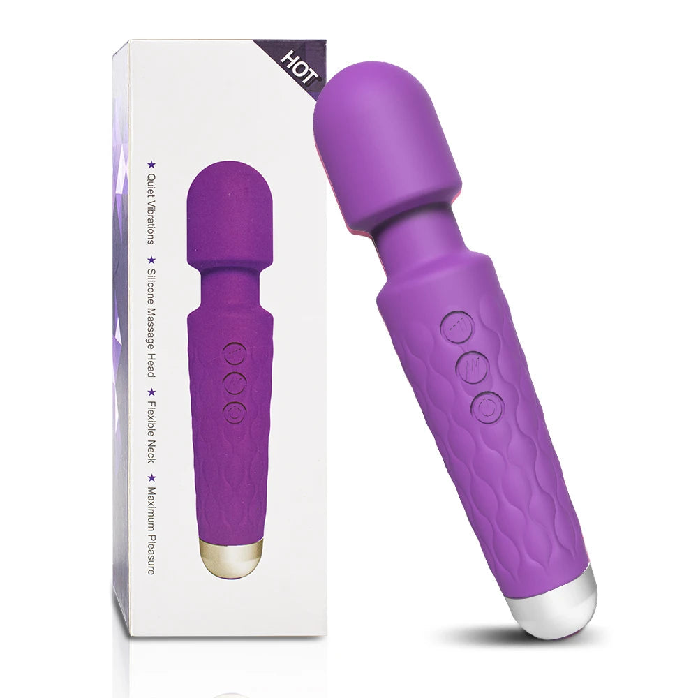 Powerful Vibrating AV Vibrator Magic Wand Clitoris Stimulator Sex Toys for Women G Spot Massager Adult Female Sex Erotic Product Variety shop
