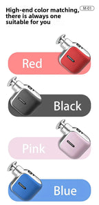 Mini Pocket Fascia Gun with 4 Silicone Massage Heads Lightweight Portable Perfect for Office Home Use Low-noise Muscle Massager Variety shop