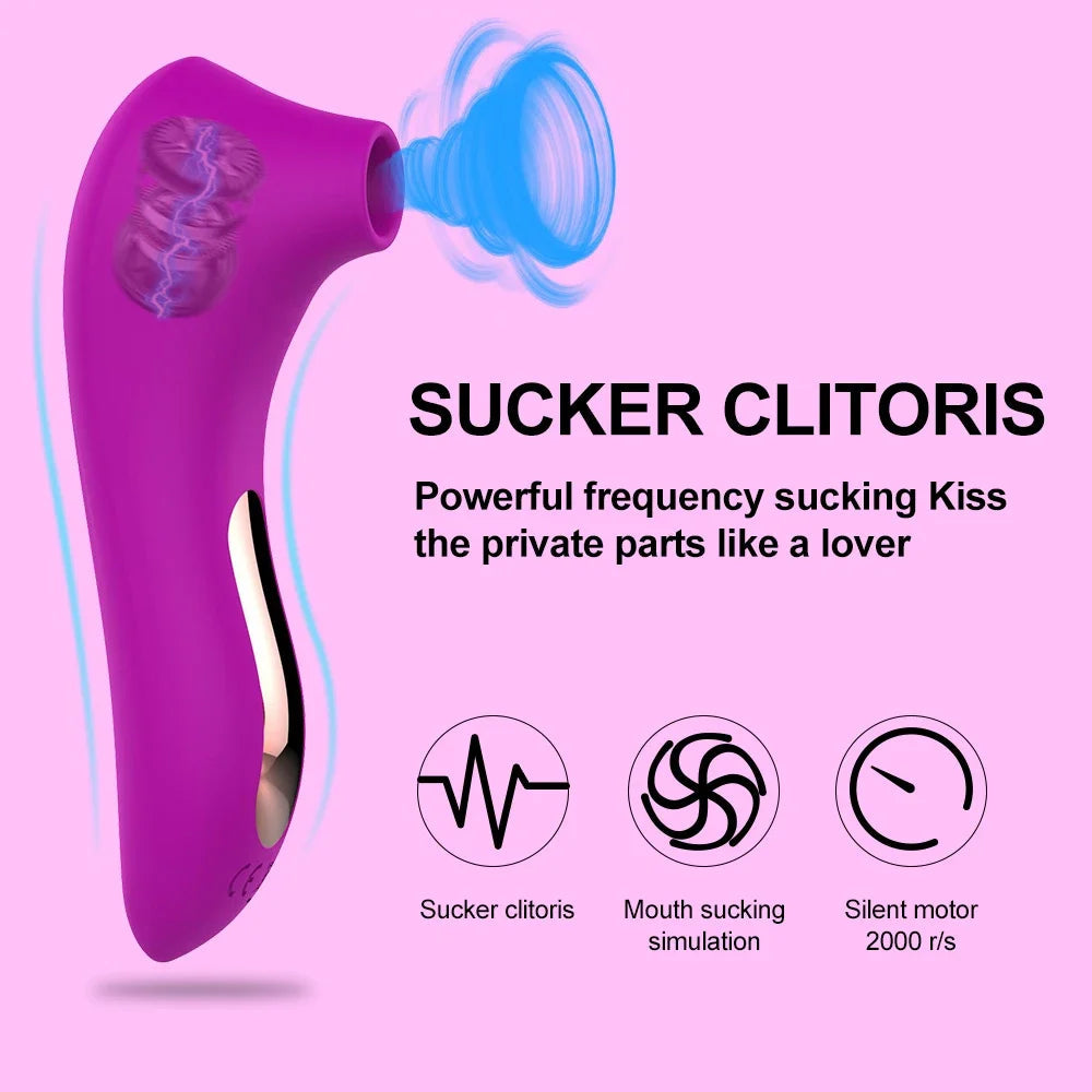 Powerful Clit Sucking Vibrator for Women Nipple Clitoris Sucker Variety shop