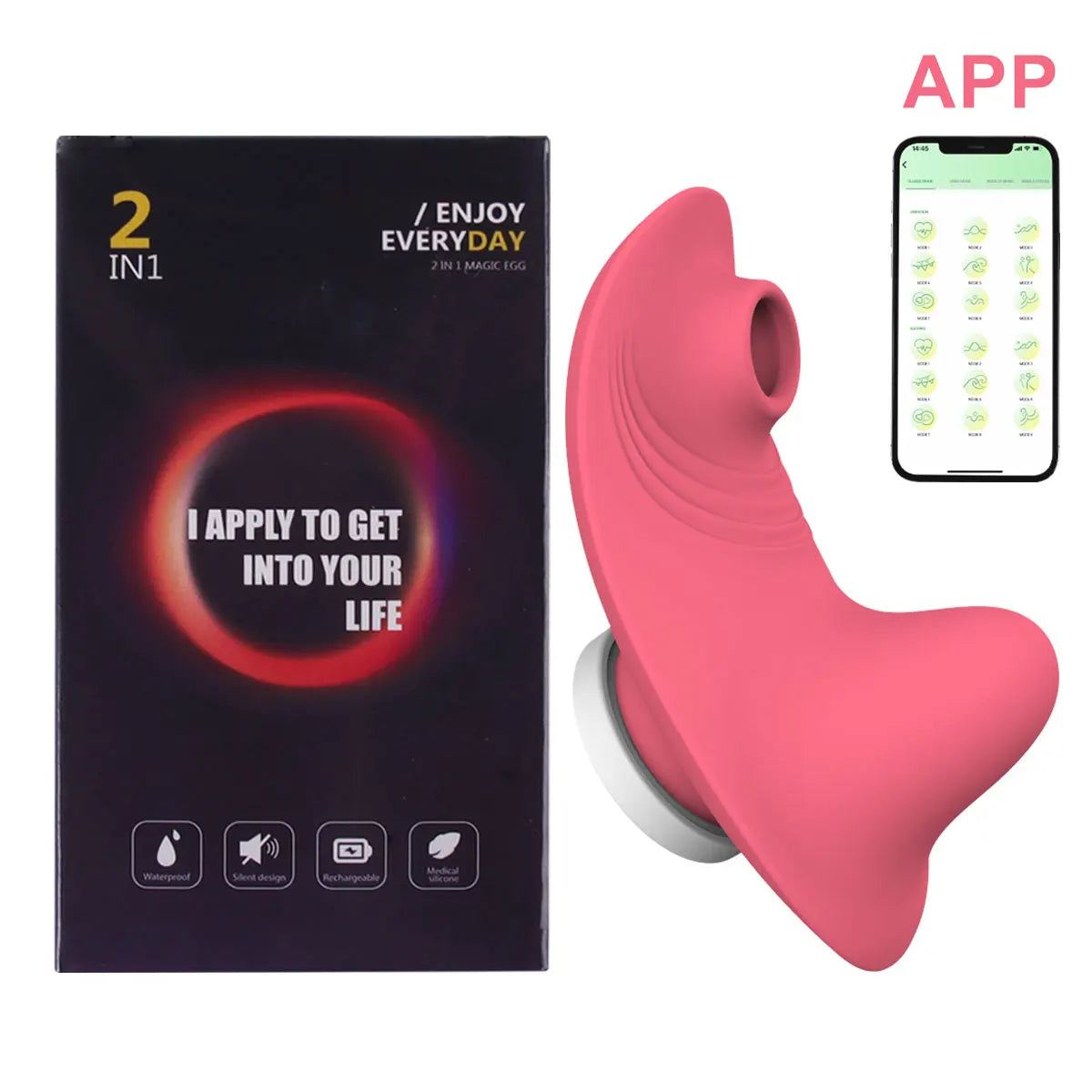 Wearable Mini Vibrator For Women Clitoris Sucker App Bluetooth Remote Control Vibro On Sexy Panties Adults Sex Toys Stimulator Variety shop