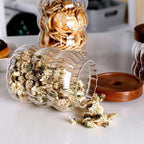 Kitchen High Borosilicate Glass Sealed jar Canister Glass Container Wood Lid variety store