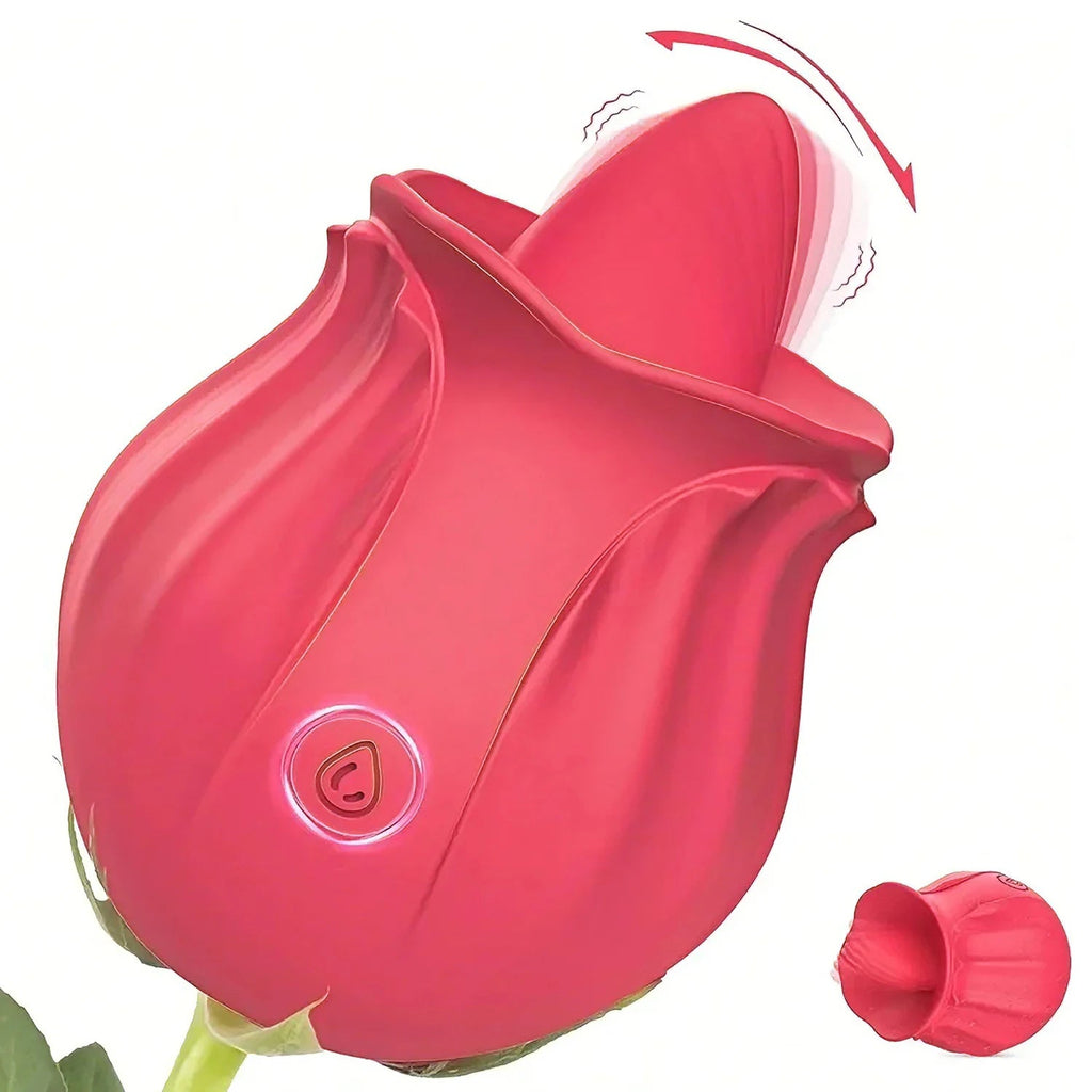 Rose Toy Tongue Licking Vibrator for Women Oral Clit Stimulator Female G Spot Vibrating Masturbation Massager Sex Toys for Adult Variety shop