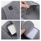 Electric Waist Warmer Uterus Warming Belt Heated Cold Hand Heating USB Charging Abdominal Massager Protection Artifact Graphene Variety shop