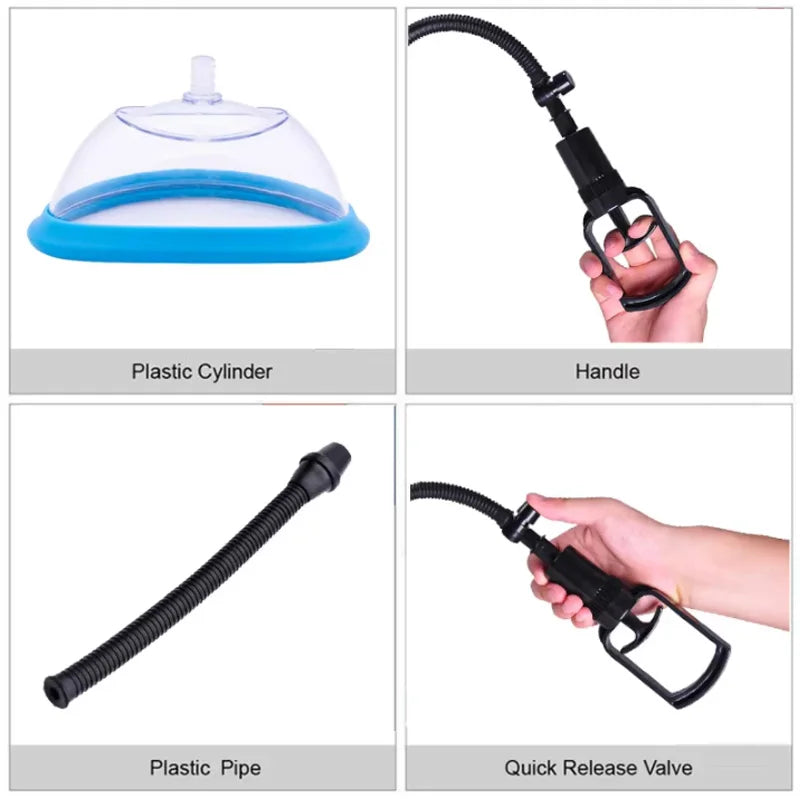 Pussy Pump Vagina Breast Massage Nipple Stimulator Vacuum Cup Clitoris Sucker Variety shop