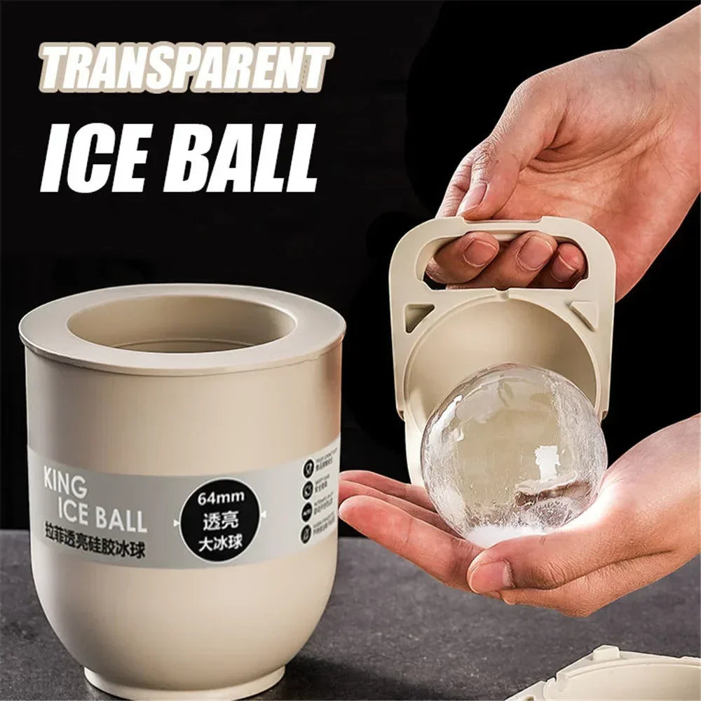 Clear Large Ice Ball Mold No Bubbles Food Grade Ice Mold variety store
