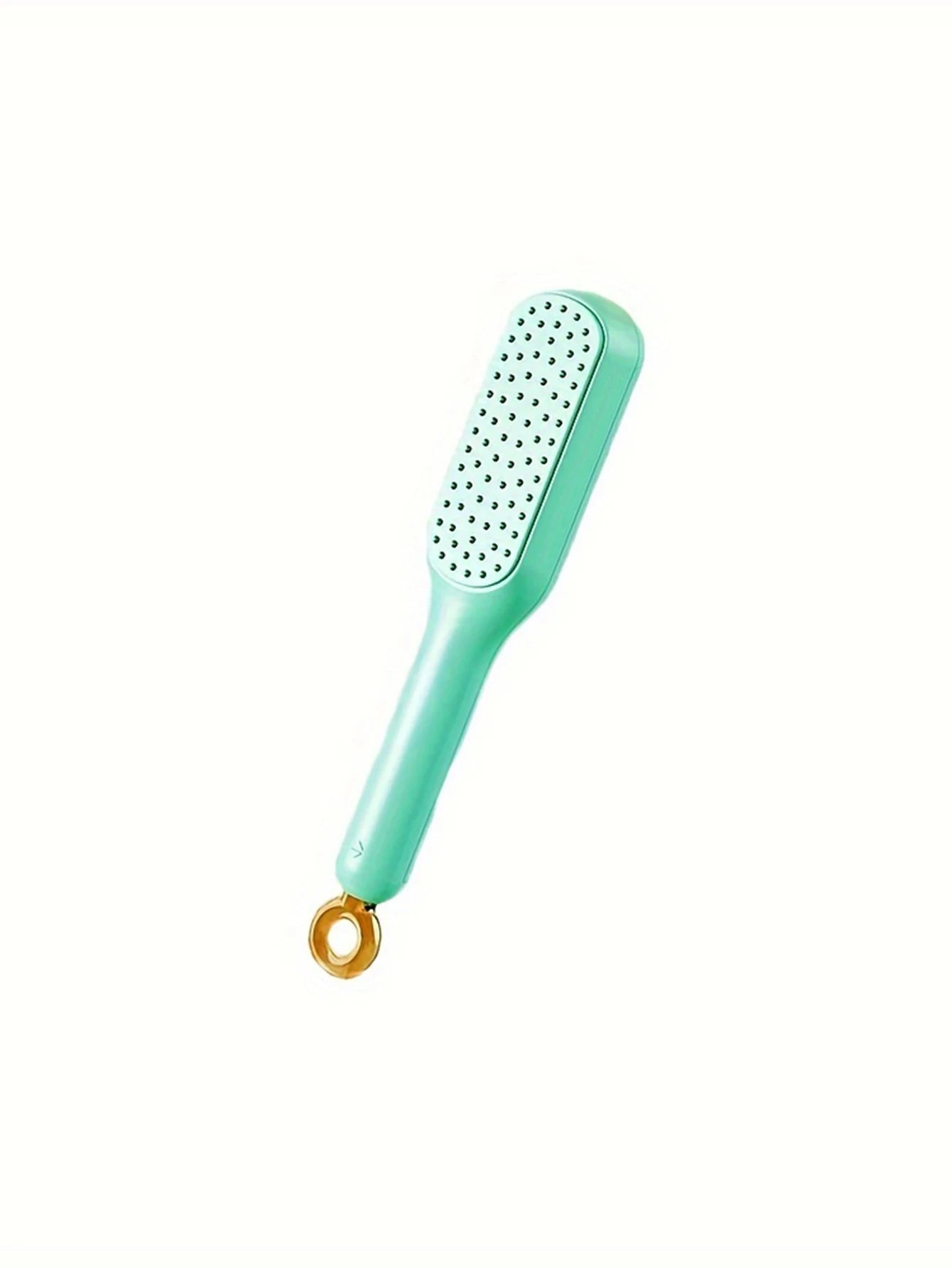 1pc Self-cleaning Hair Comb Anti Static Retractable One-pull Massage Brush Rotating Lifting Hairbrush Safety Airbag Combs Barber Variety store