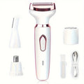 4 In 1 Electric Lady Shaver, Body Hair Removal Epilator, Painless Cordless Trimmer Razor variety store