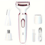 4 In 1 Electric Lady Shaver, Body Hair Removal Epilator, Painless Cordless Trimmer Razor variety store