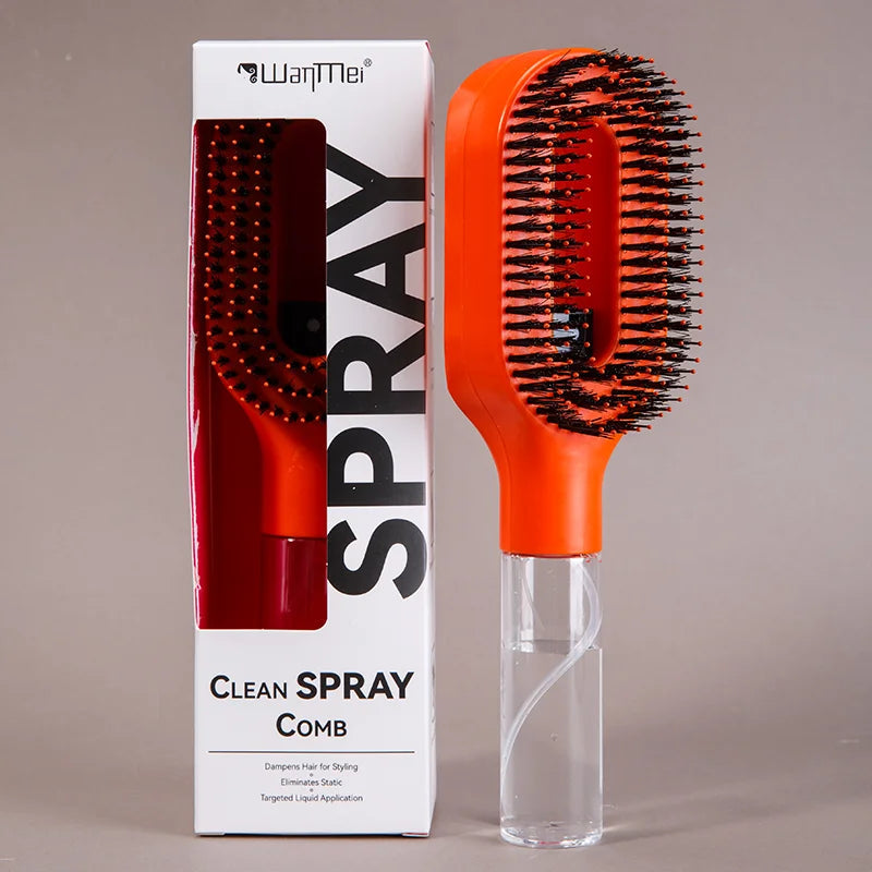 2in1 Sprayer Comb Detangling Scalp Massage Hairbrush with Spray Bottle Essential Oil Water Mist Spray Brush Anti-static Autumn Variety shop