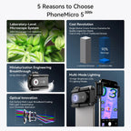 APEXEL Nano Zoom 300X Microscope Lens Mobile Phone Camera Lens variety store