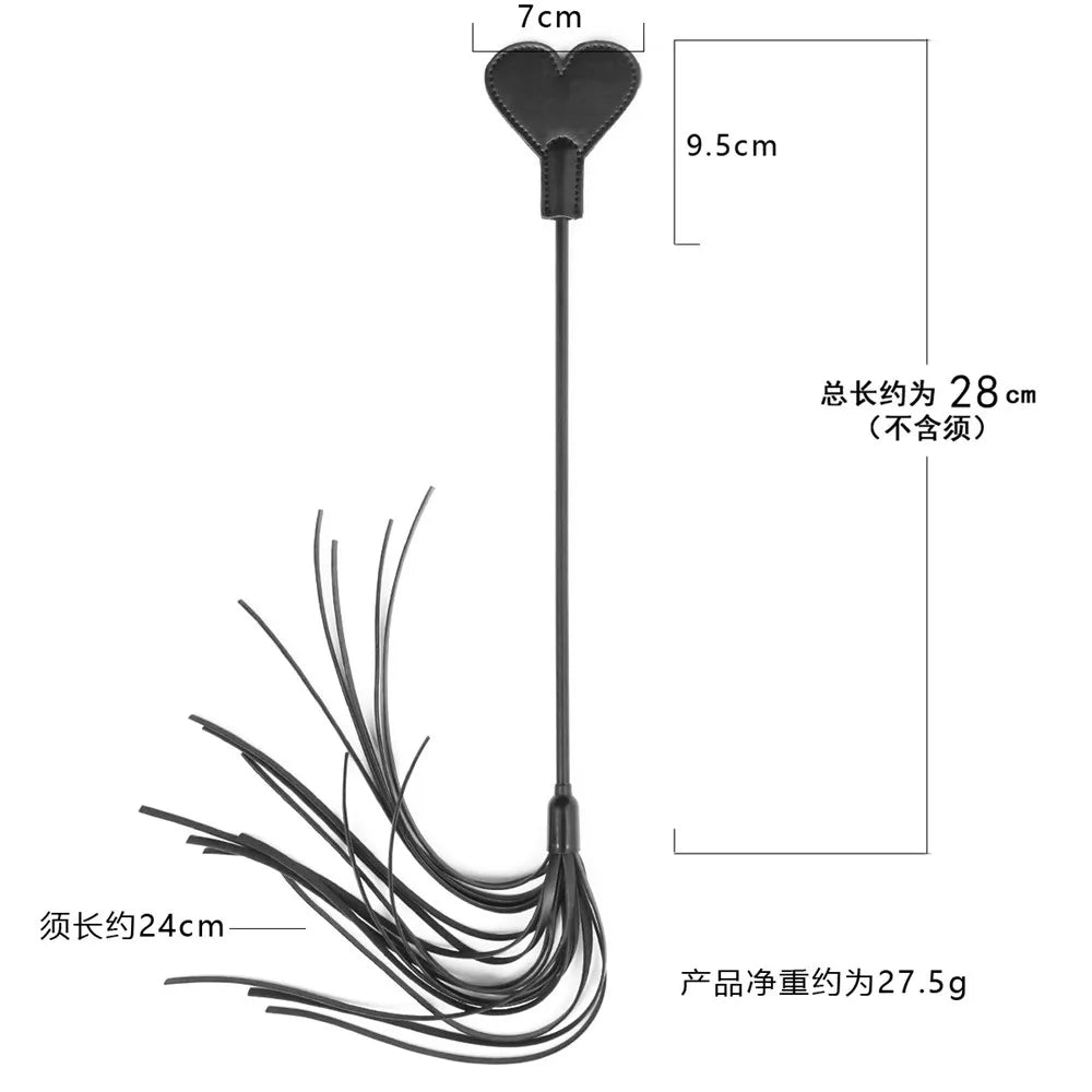 Erotic Accessories BDSM Bondage Slave Whip Restraints Fetish Spanking Flogger Whip Adults Games Sex Toys For Women Men Sexy Variety shop