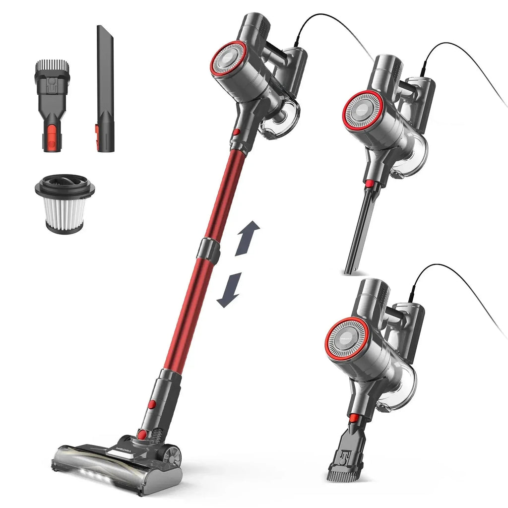 INSE I8 Corded Vacuum Cleaner Free-Stand Stick Vacuum 25KPa 600W Powerful 6 in1 variety store 