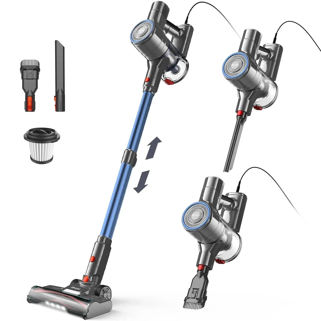 INSE I8 Corded Vacuum Cleaner Free-Stand Stick Vacuum 25KPa 600W Powerful 6 in1 variety store 