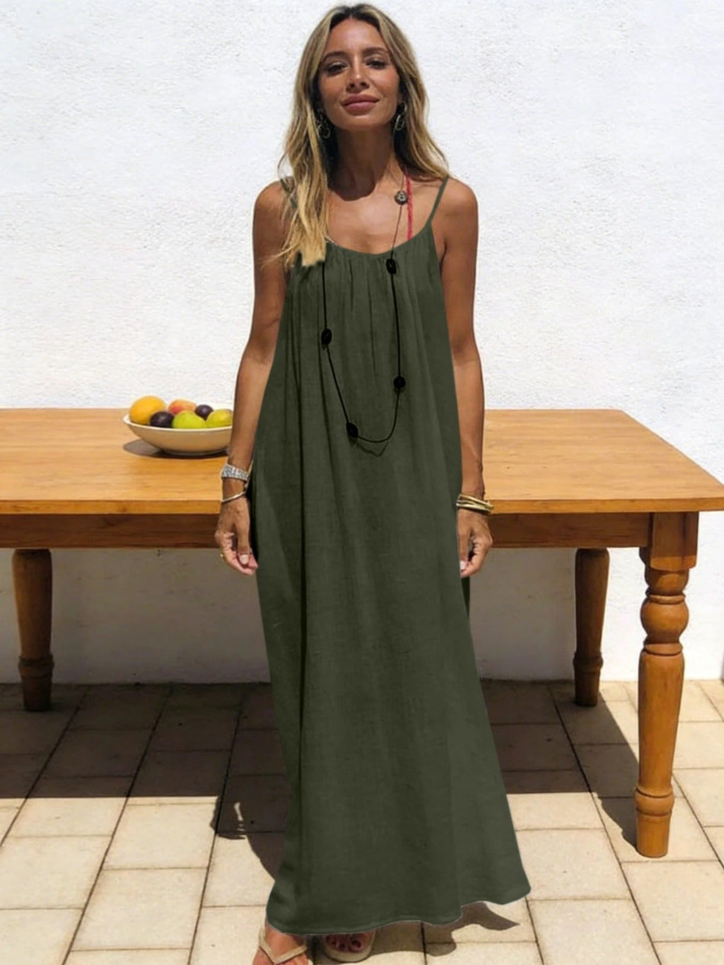 Women's Off-Shoulder Backless Loose Solid Color Dress European Fashion Variety shop