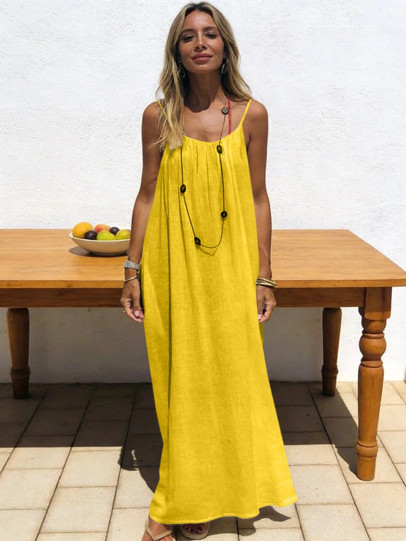 Women's Off-Shoulder Backless Loose Solid Color Dress European Fashion Variety shop