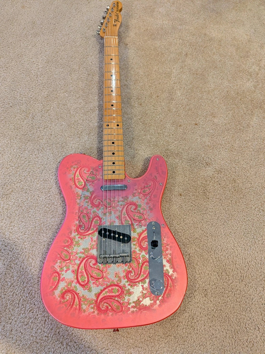 1980s Fender Japan TL69-75 Pink Paisley Telecaster – 100% Original Single Owner Variety shop
