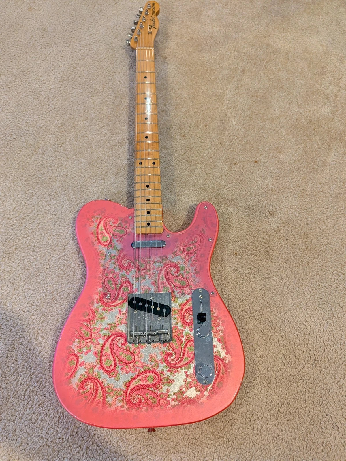 1980s Fender Japan TL69-75 Pink Paisley Telecaster – 100% Original Single Owner Variety shop