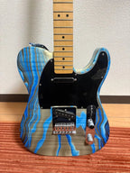Fender Telecaster Electric Guitar Blue Marble Maple Neck Single Coil Used Variety shop