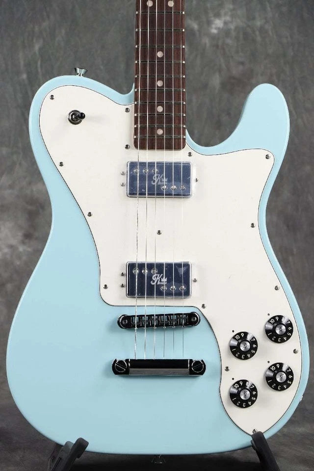 Fender Kingfish Delta Day Telecaster Deluxe Rosewood Fingerboard Daphne Blue Variety shop