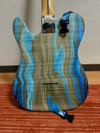Fender Telecaster Electric Guitar Blue Marble Maple Neck Single Coil Used Variety shop
